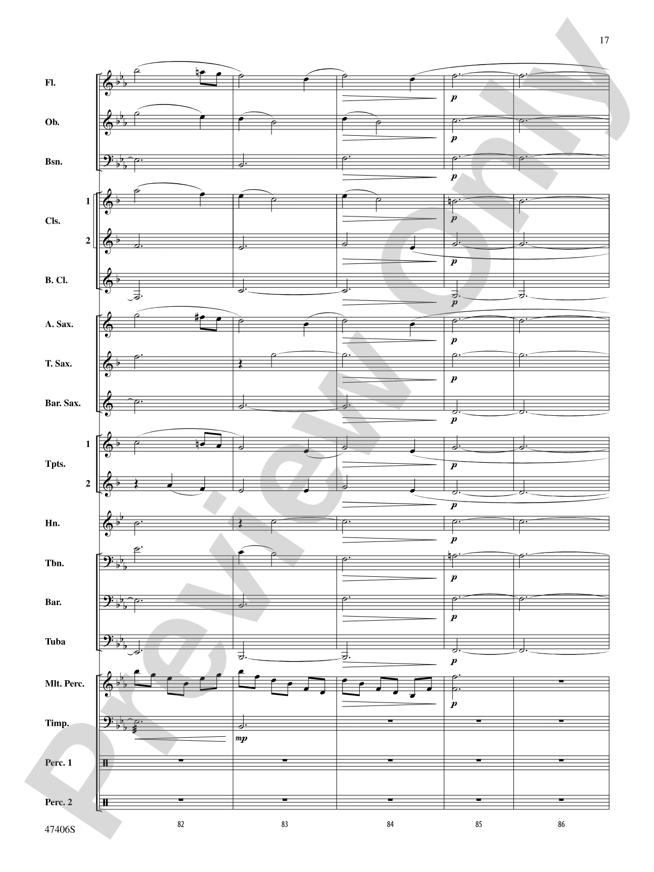 Love Theme: Concert Band Conductor Score & Parts