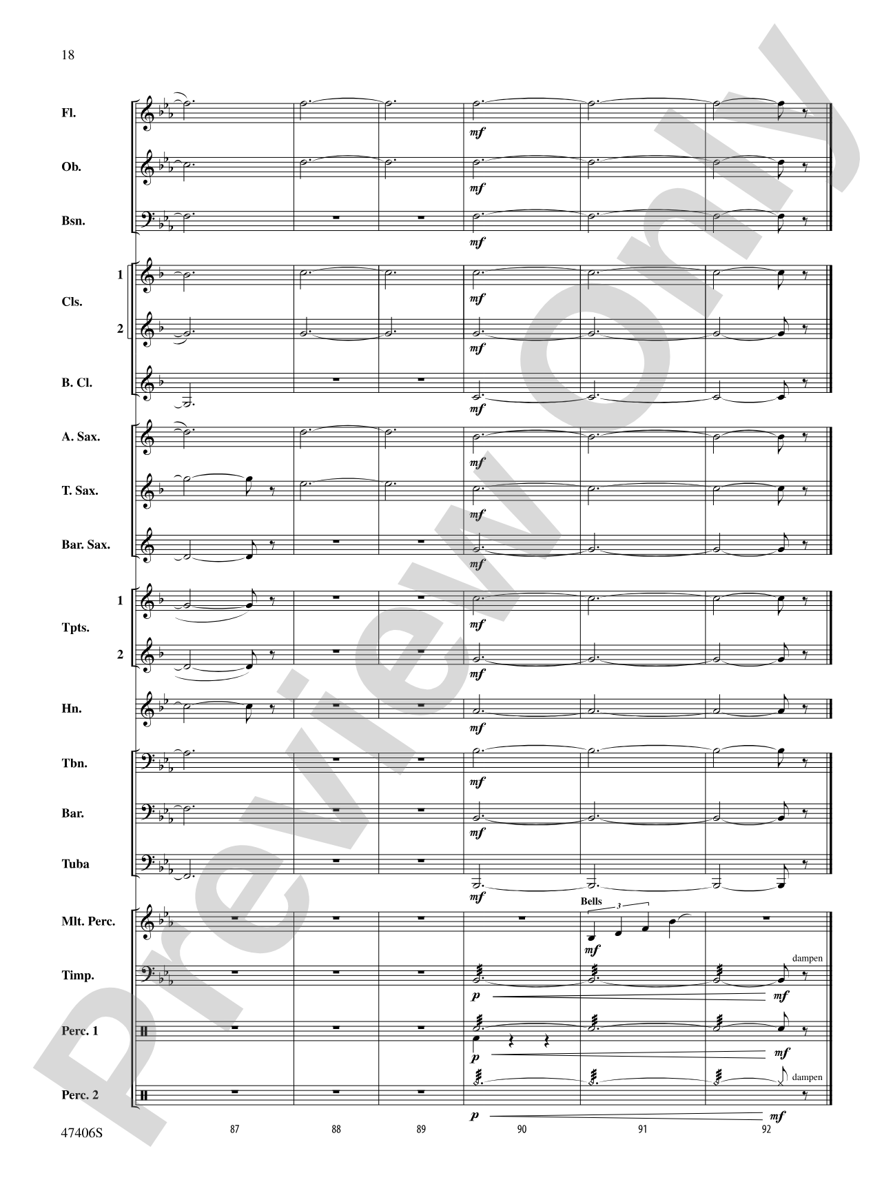 Love Theme: Concert Band Conductor Score & Parts