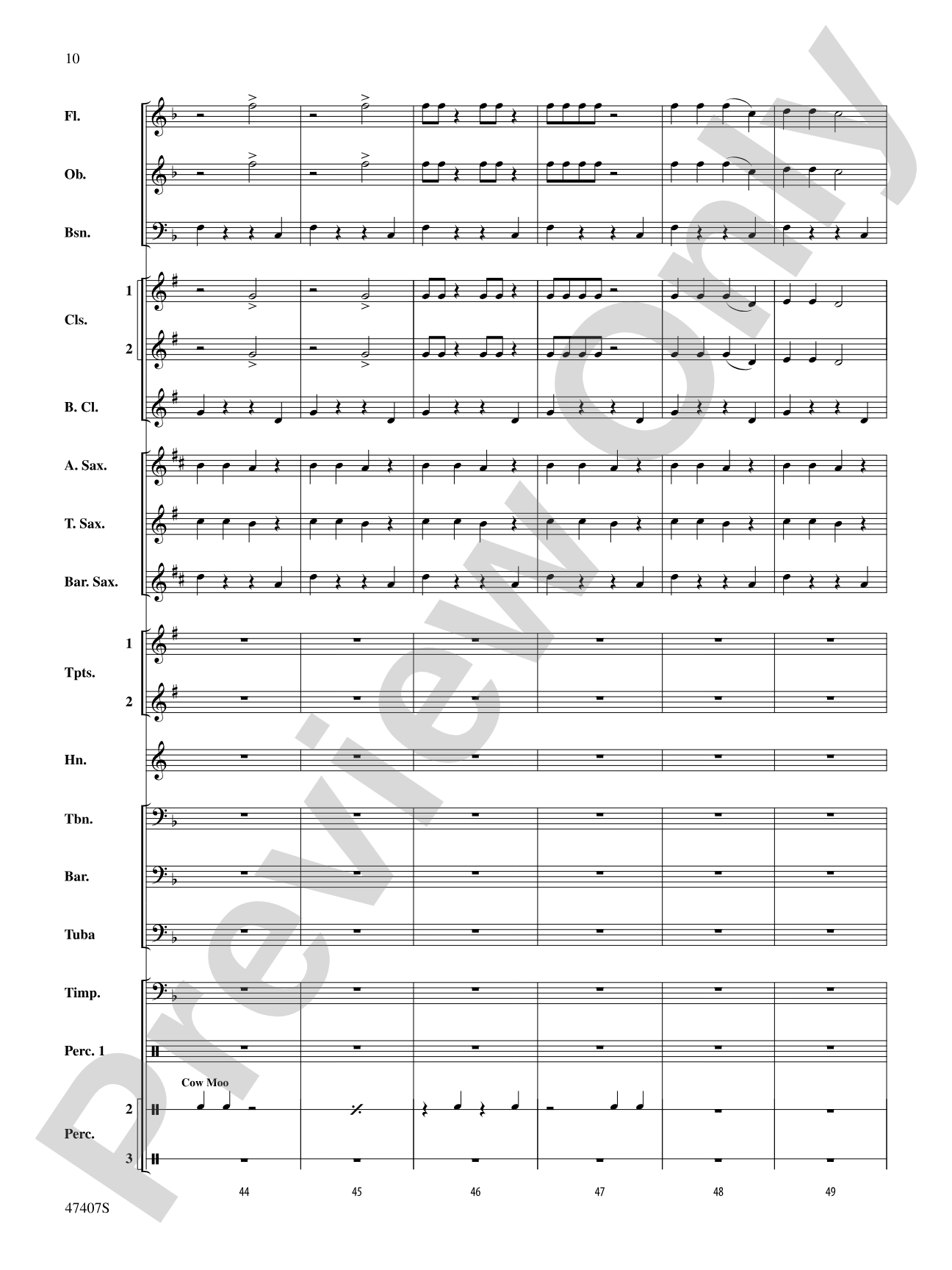 Old MacDonald Had a Farm: Score