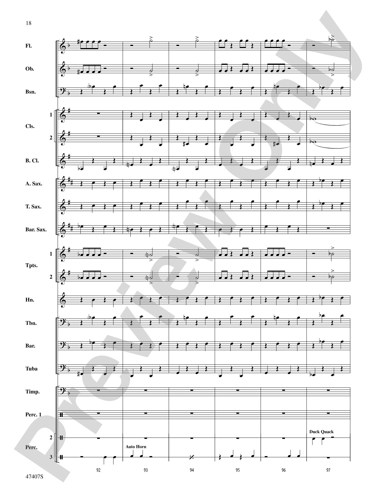 Old MacDonald Had a Farm: Score