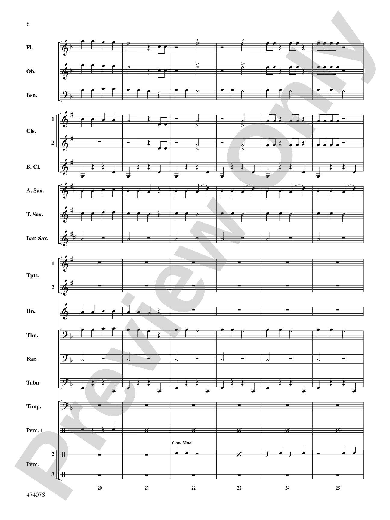 Old MacDonald Had a Farm: Score