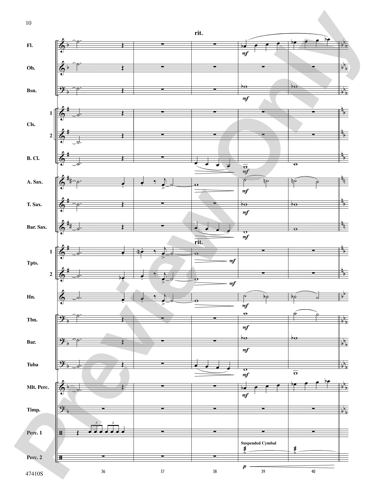 Smallfoot: Concert Band Conductor Score & Parts