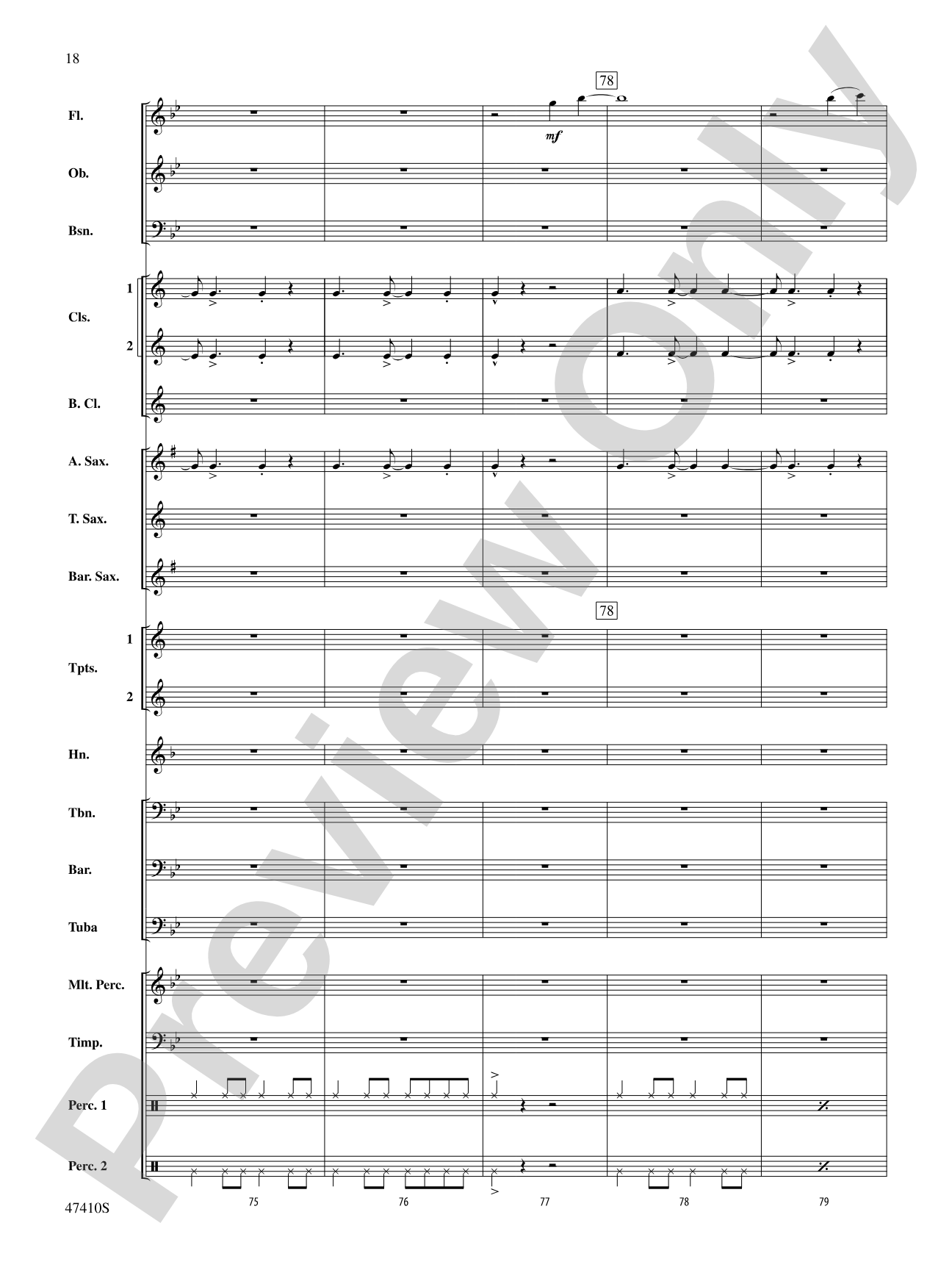 Smallfoot: Concert Band Conductor Score & Parts
