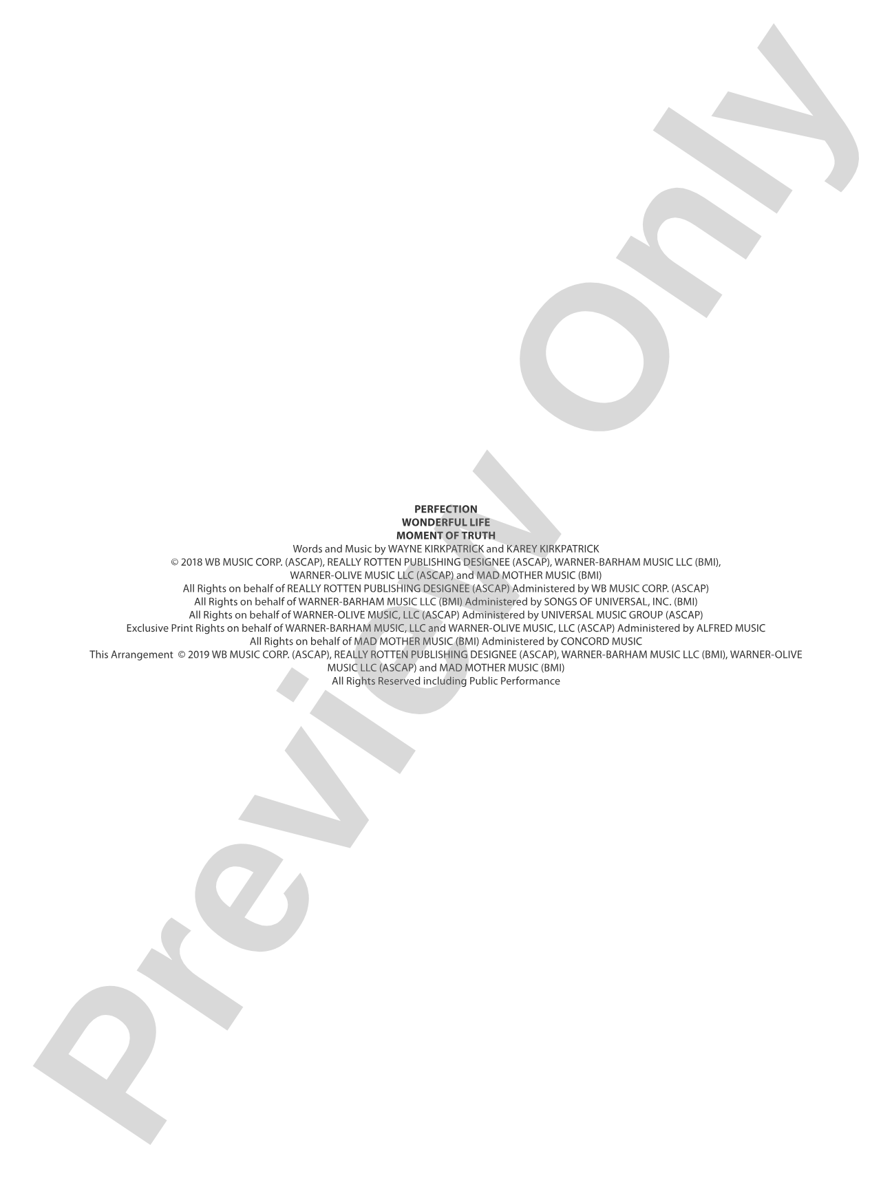 Smallfoot: Concert Band Conductor Score & Parts