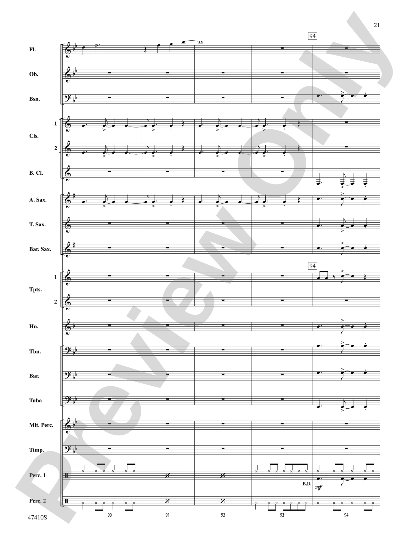 Smallfoot: Concert Band Conductor Score & Parts