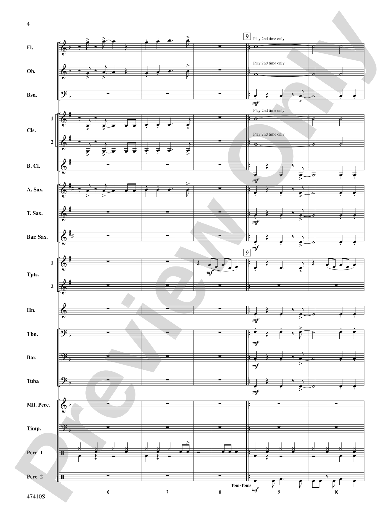 Smallfoot: Concert Band Conductor Score & Parts