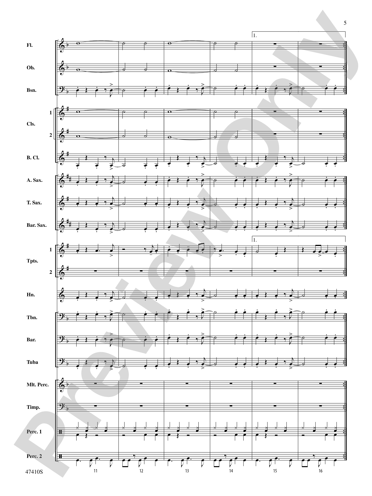Smallfoot: Concert Band Conductor Score & Parts