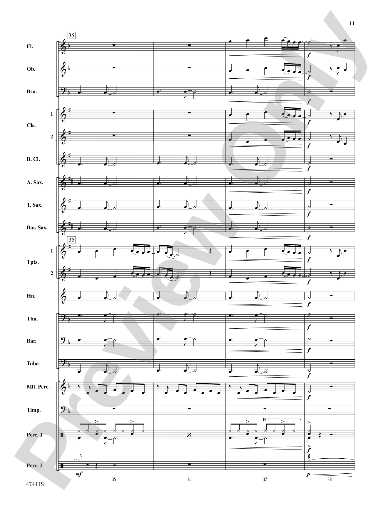 I'll Fight: Concert Band Conductor Score & Parts