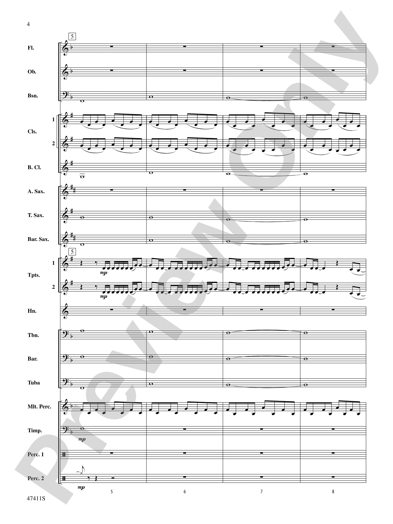 I'll Fight: Concert Band Conductor Score & Parts