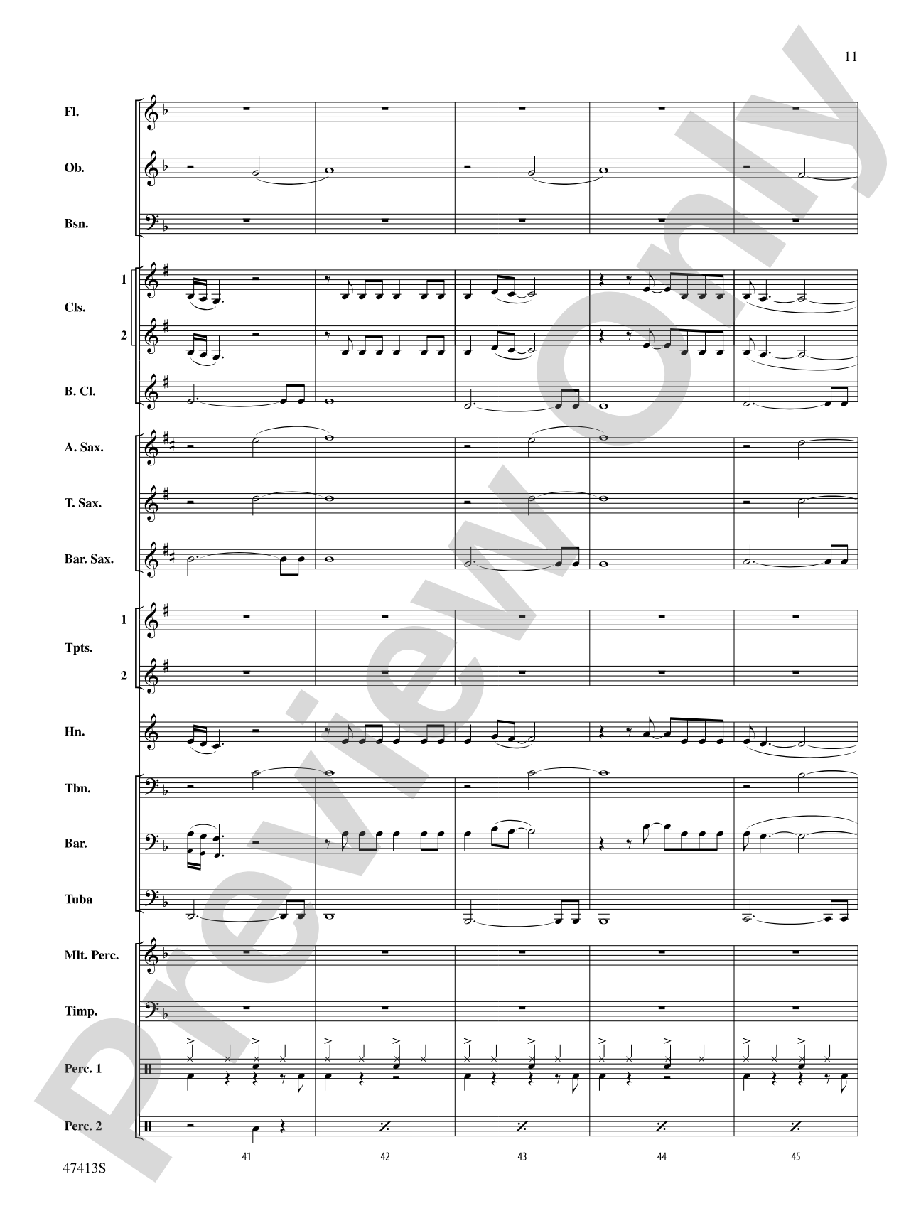 I'll Never Love Again (from A Star Is Born): Concert Band Conductor Score & Parts