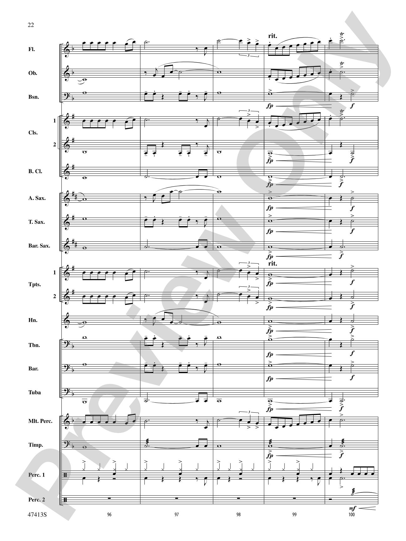 I'll Never Love Again (from A Star Is Born): Concert Band Conductor Score & Parts
