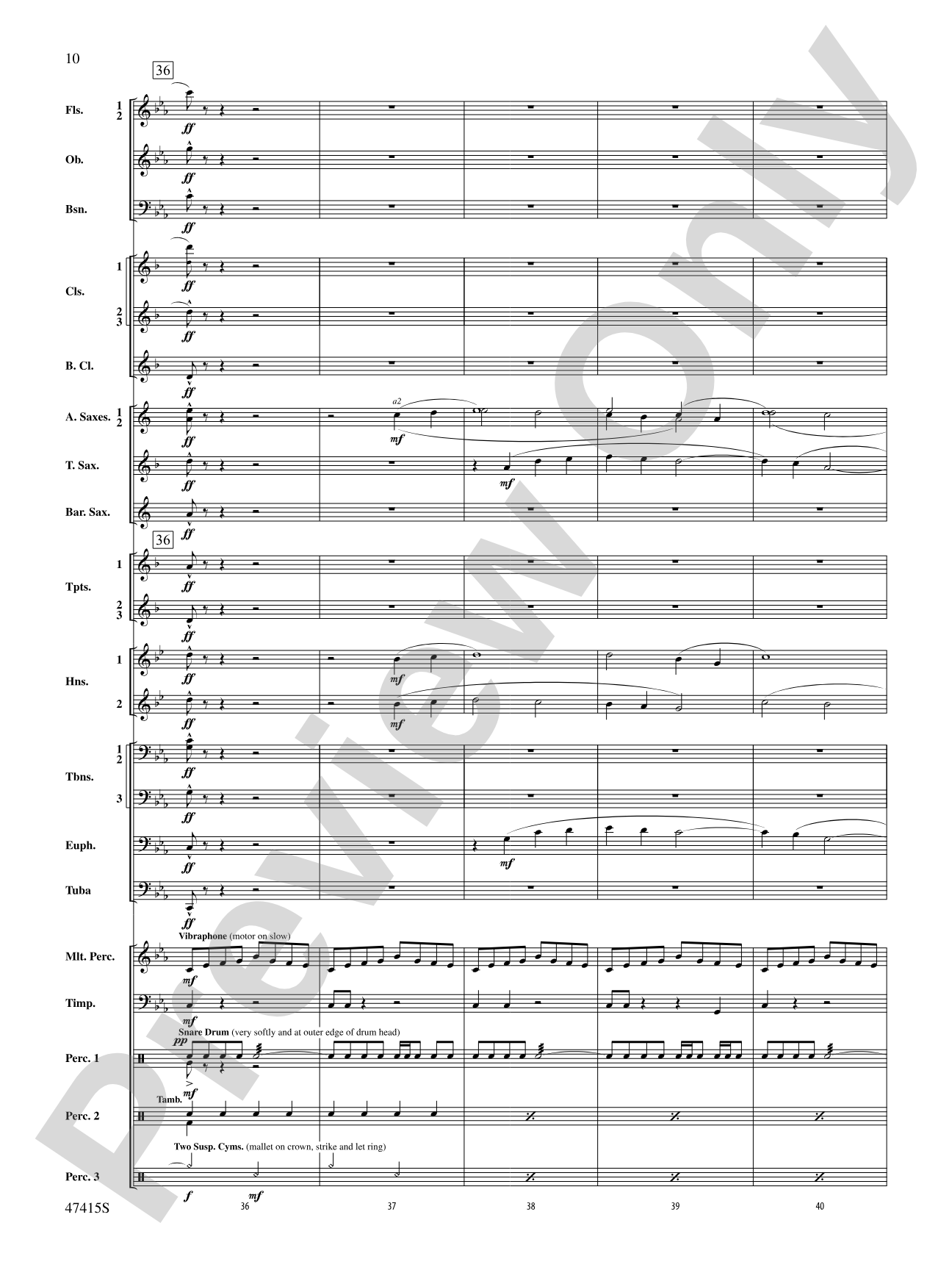 Blessed Are They: Concert Band Conductor Score & Parts