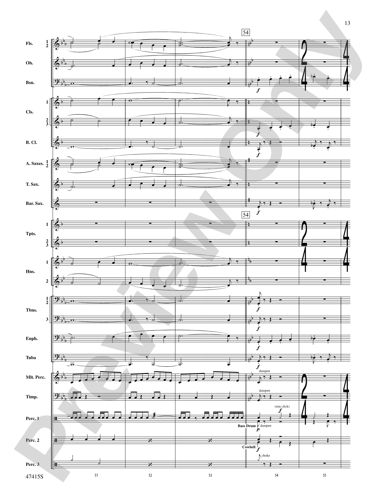 Blessed Are They: Concert Band Conductor Score & Parts
