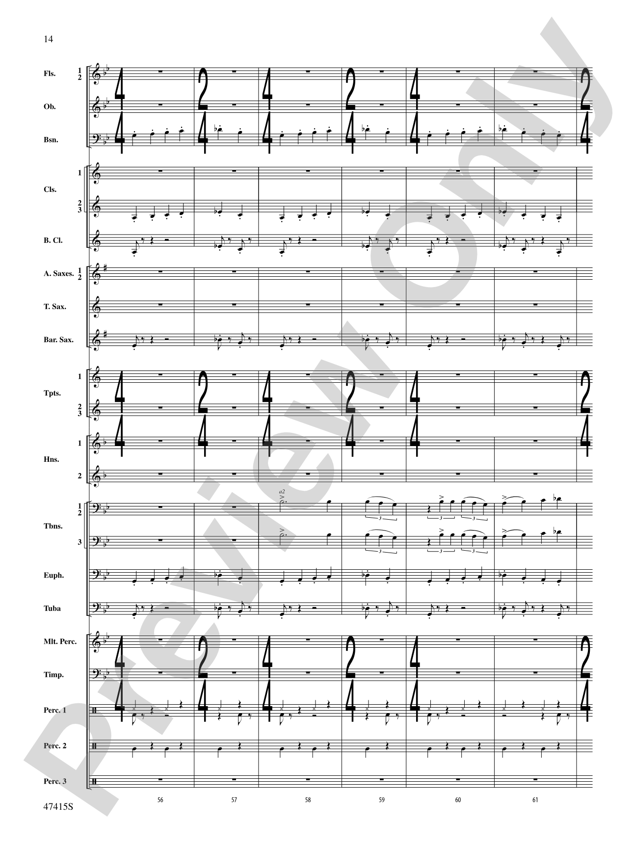 Blessed Are They: Concert Band Conductor Score & Parts