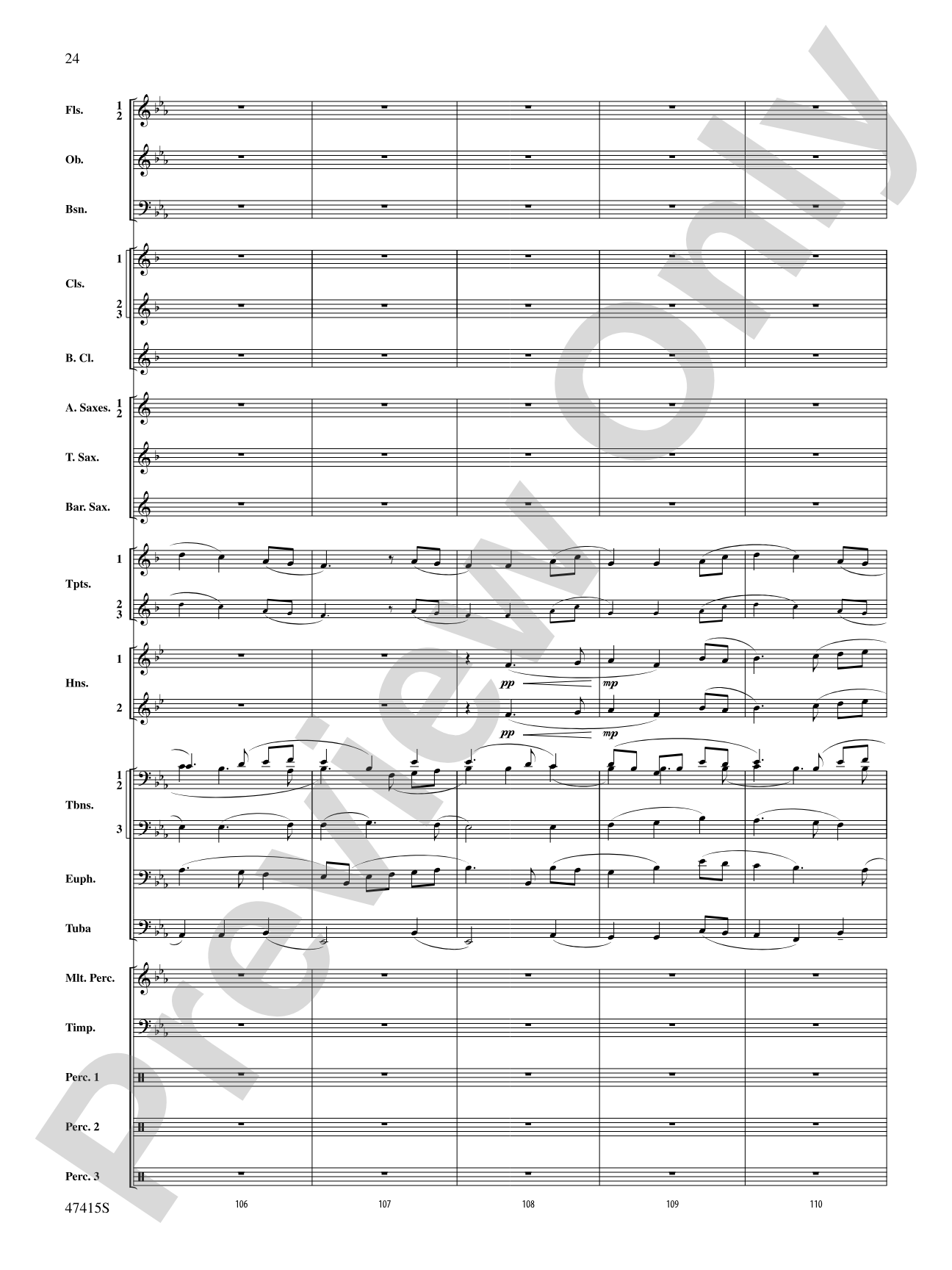 Blessed Are They: Concert Band Conductor Score & Parts
