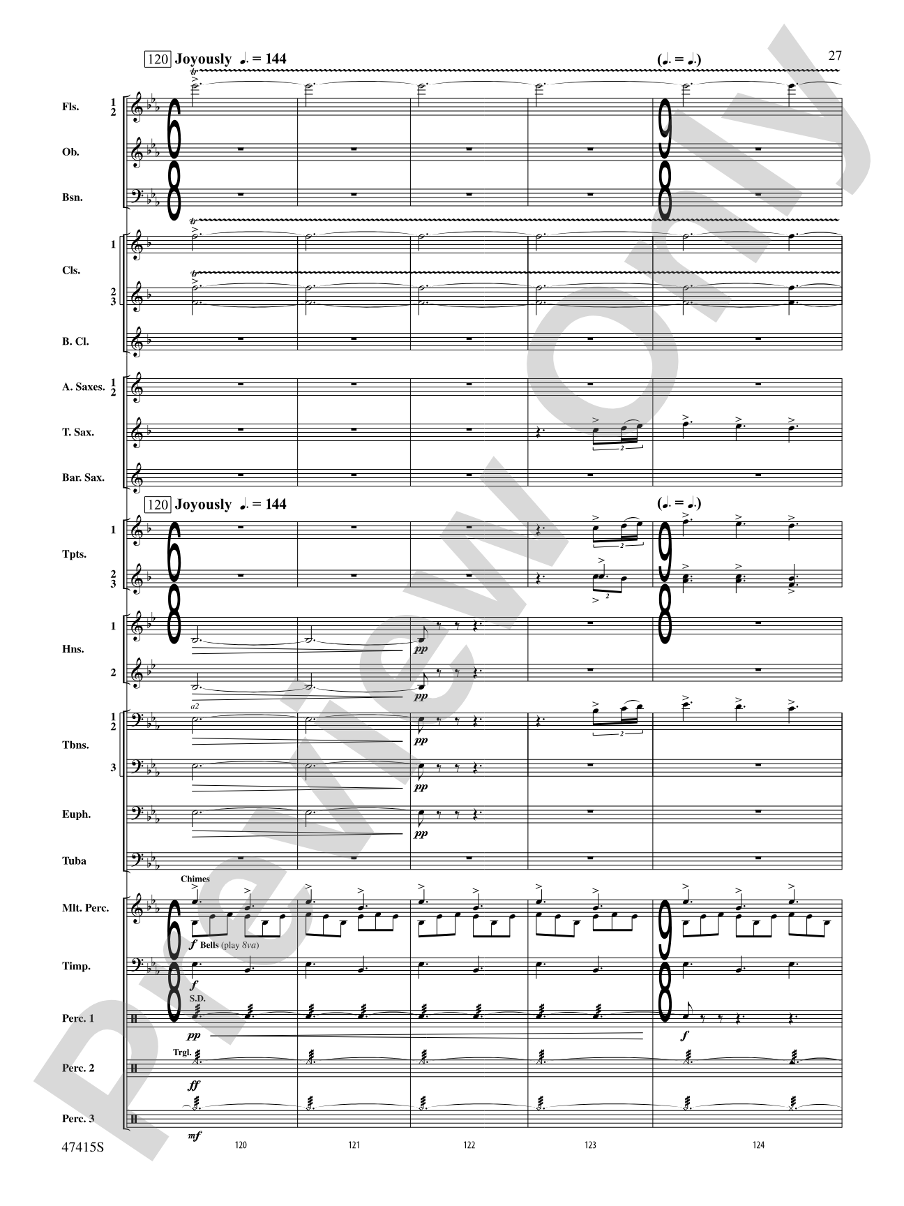 Blessed Are They: Concert Band Conductor Score & Parts