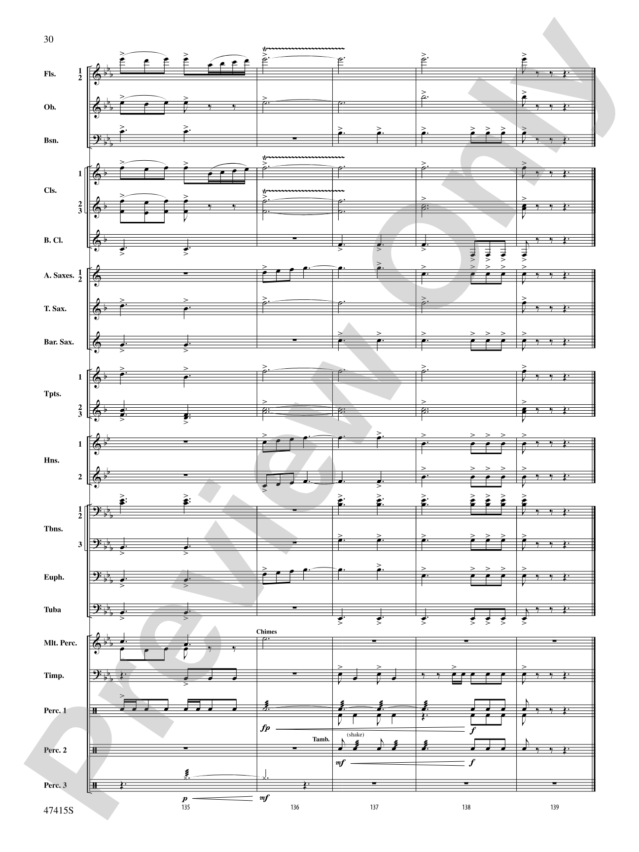 Blessed Are They: Concert Band Conductor Score & Parts