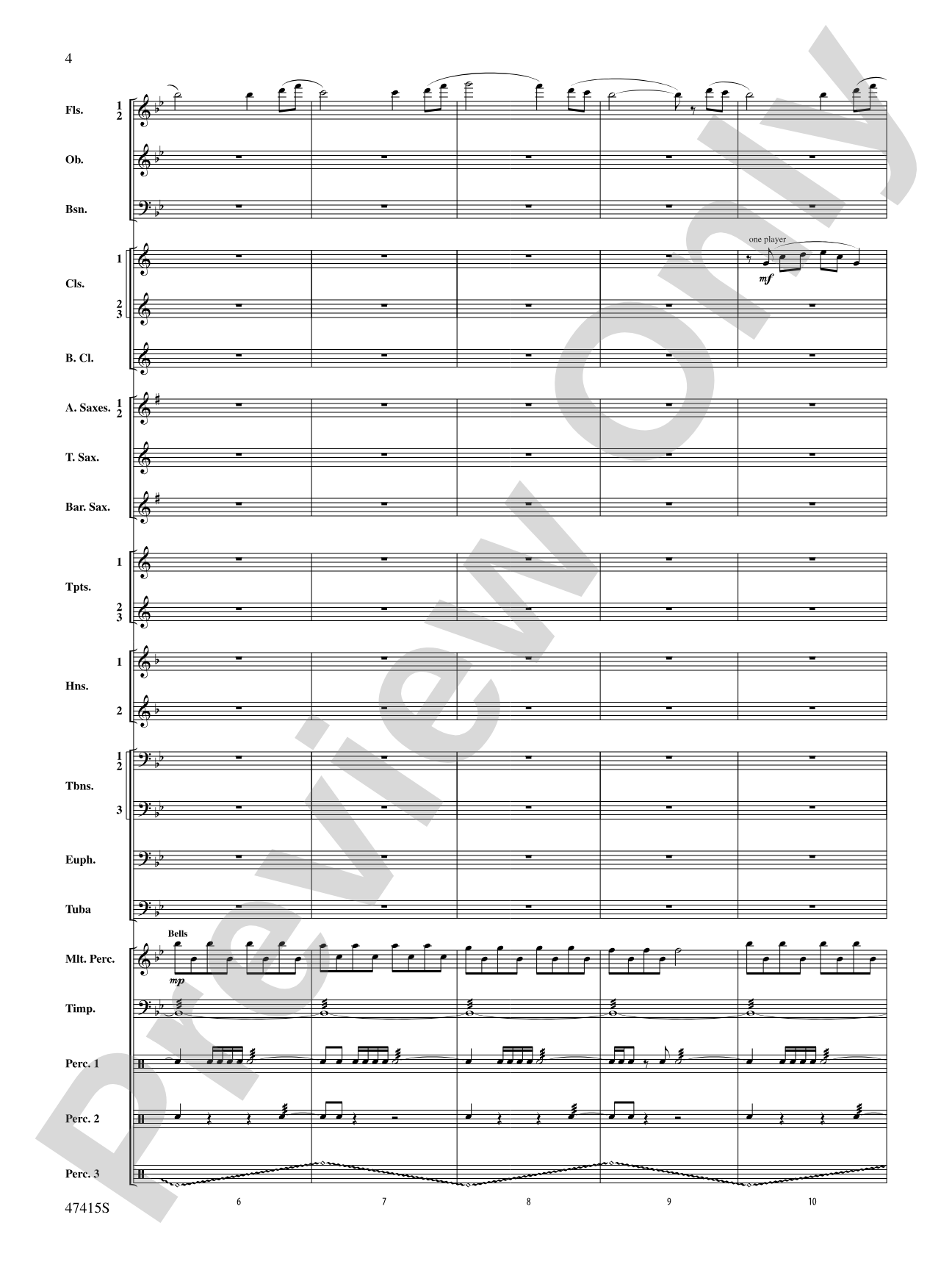 Blessed Are They: Concert Band Conductor Score & Parts