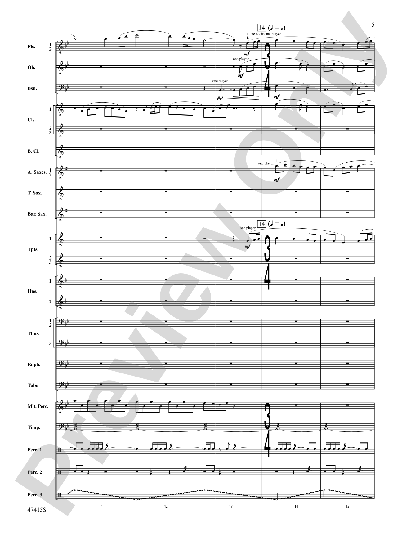 Blessed Are They: Concert Band Conductor Score & Parts