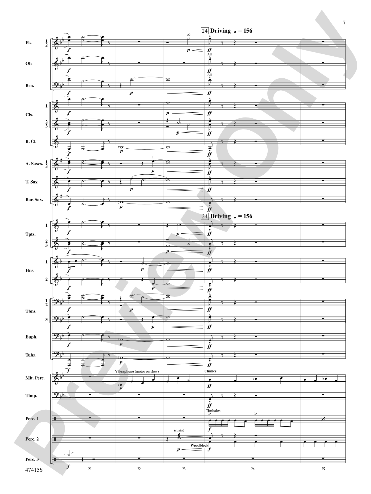 Blessed Are They: Concert Band Conductor Score & Parts