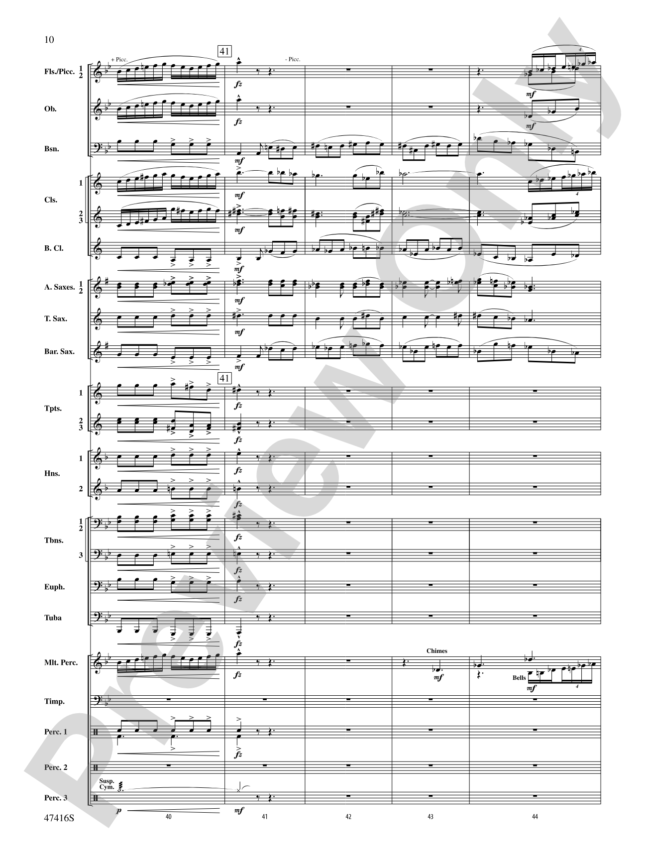 Rogue River: Concert Band Conductor Score & Parts