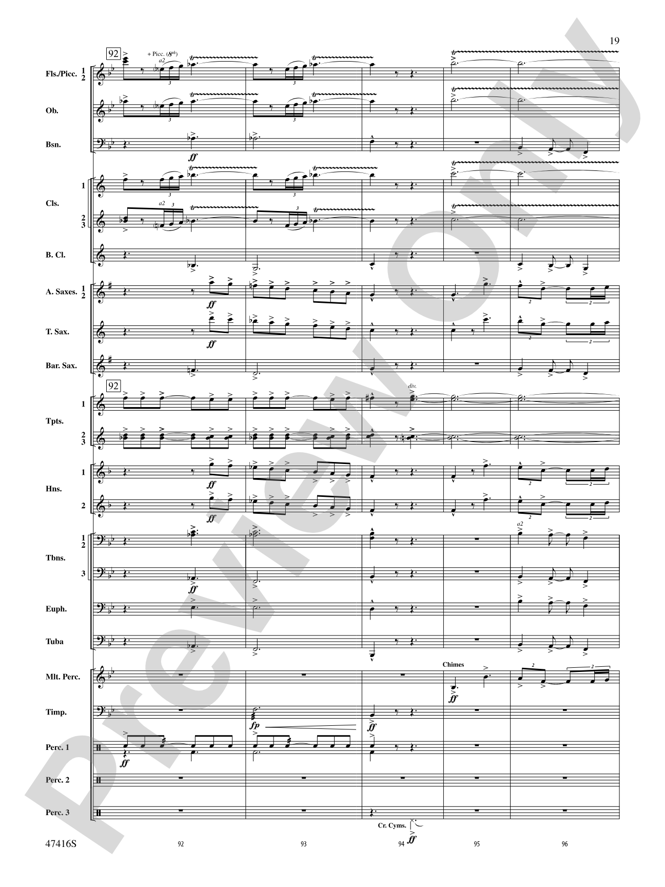 Rogue River: Concert Band Conductor Score & Parts