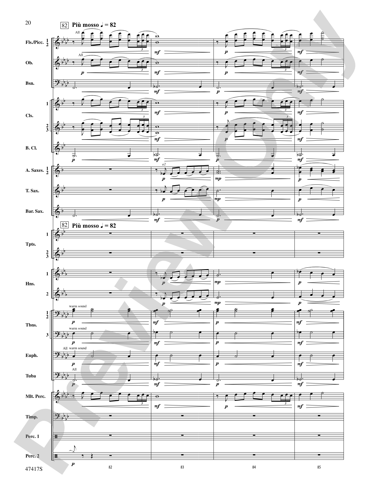 In Joyous Flight: Concert Band Conductor Score & Parts