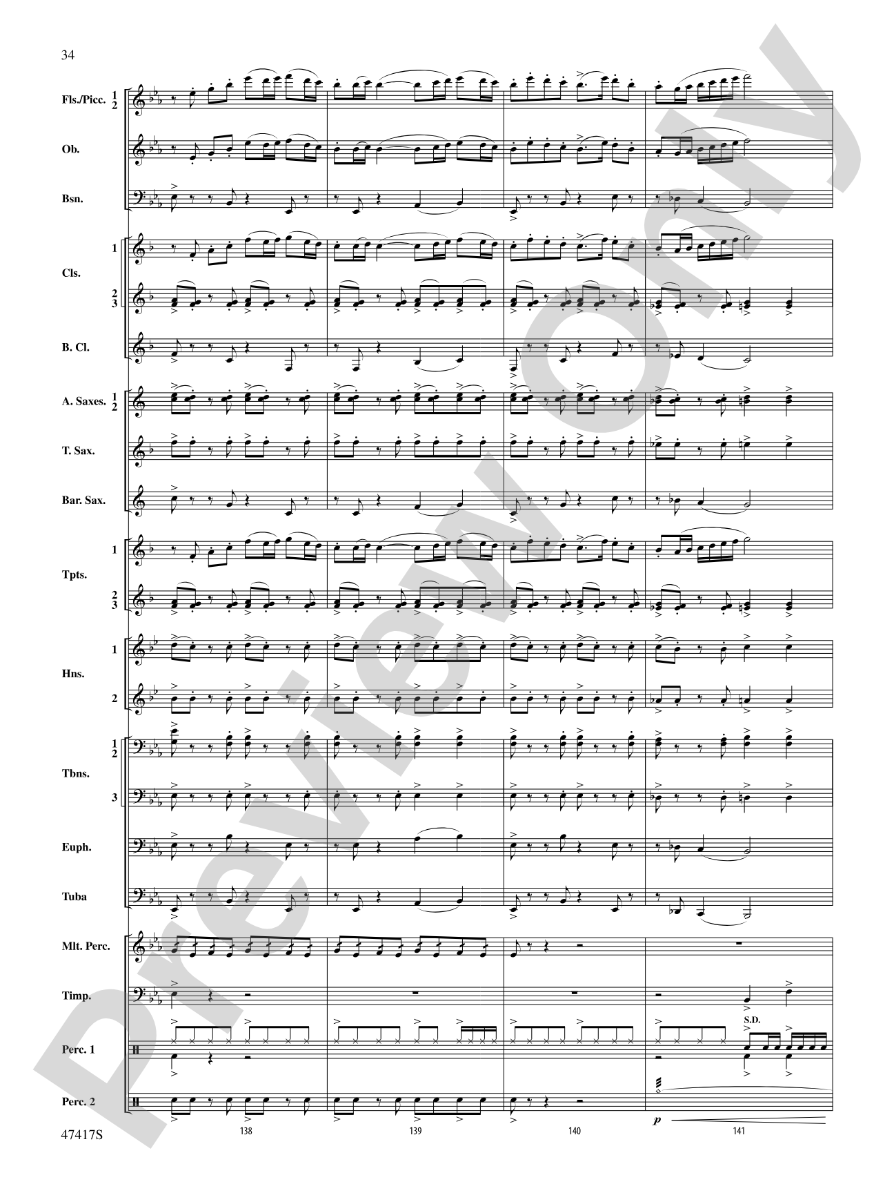 In Joyous Flight: Concert Band Conductor Score & Parts