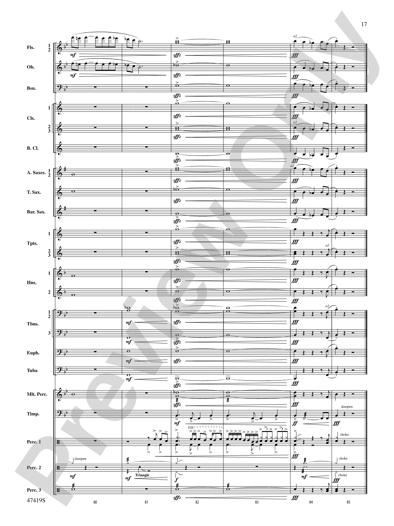 Habanera: Concert Band Conductor Score & Parts