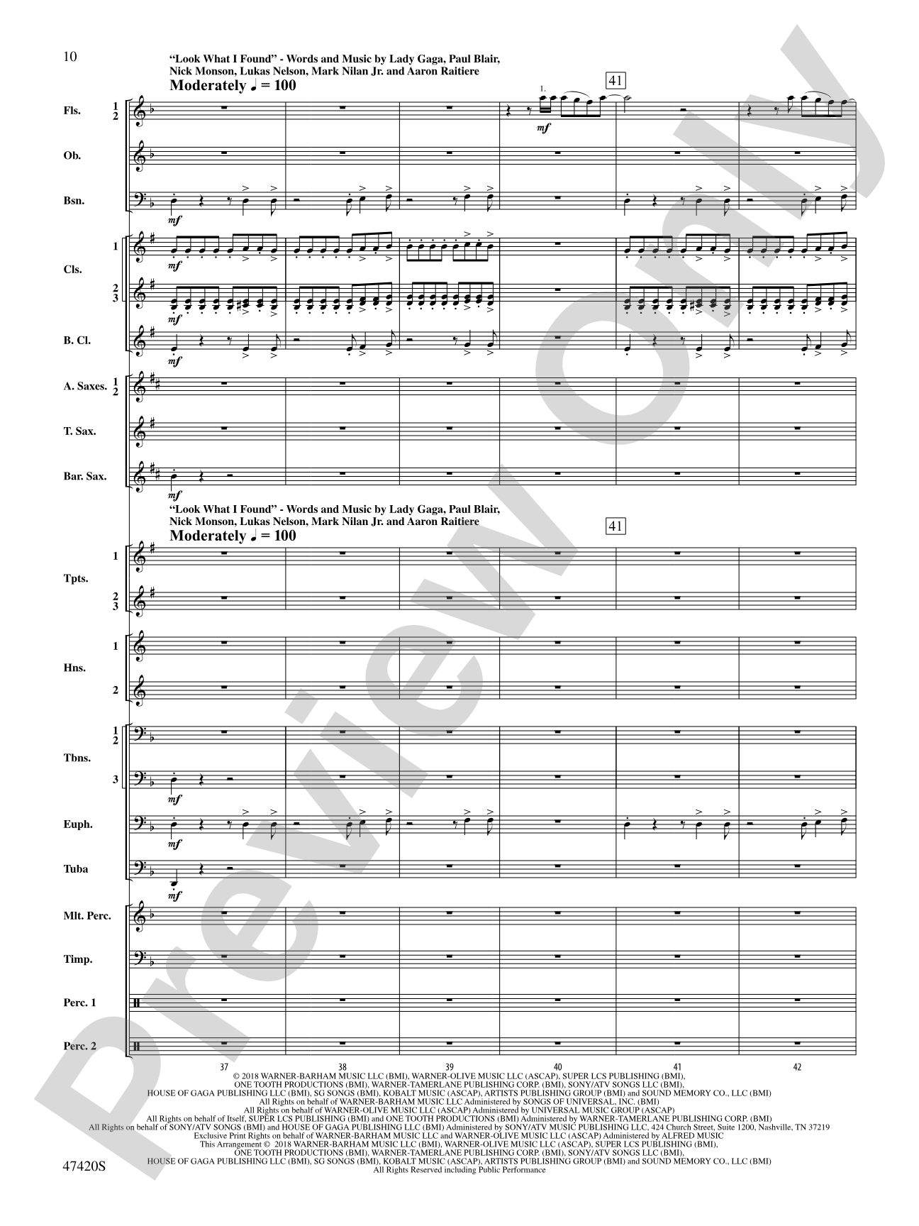 A Star Is Born: Concert Band Conductor Score & Parts