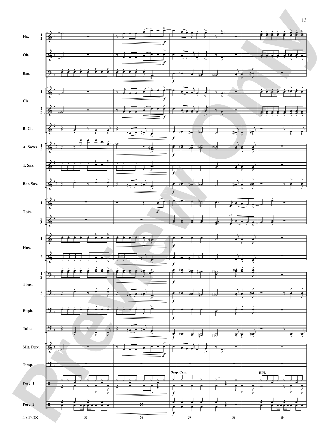 A Star Is Born: Concert Band Conductor Score & Parts