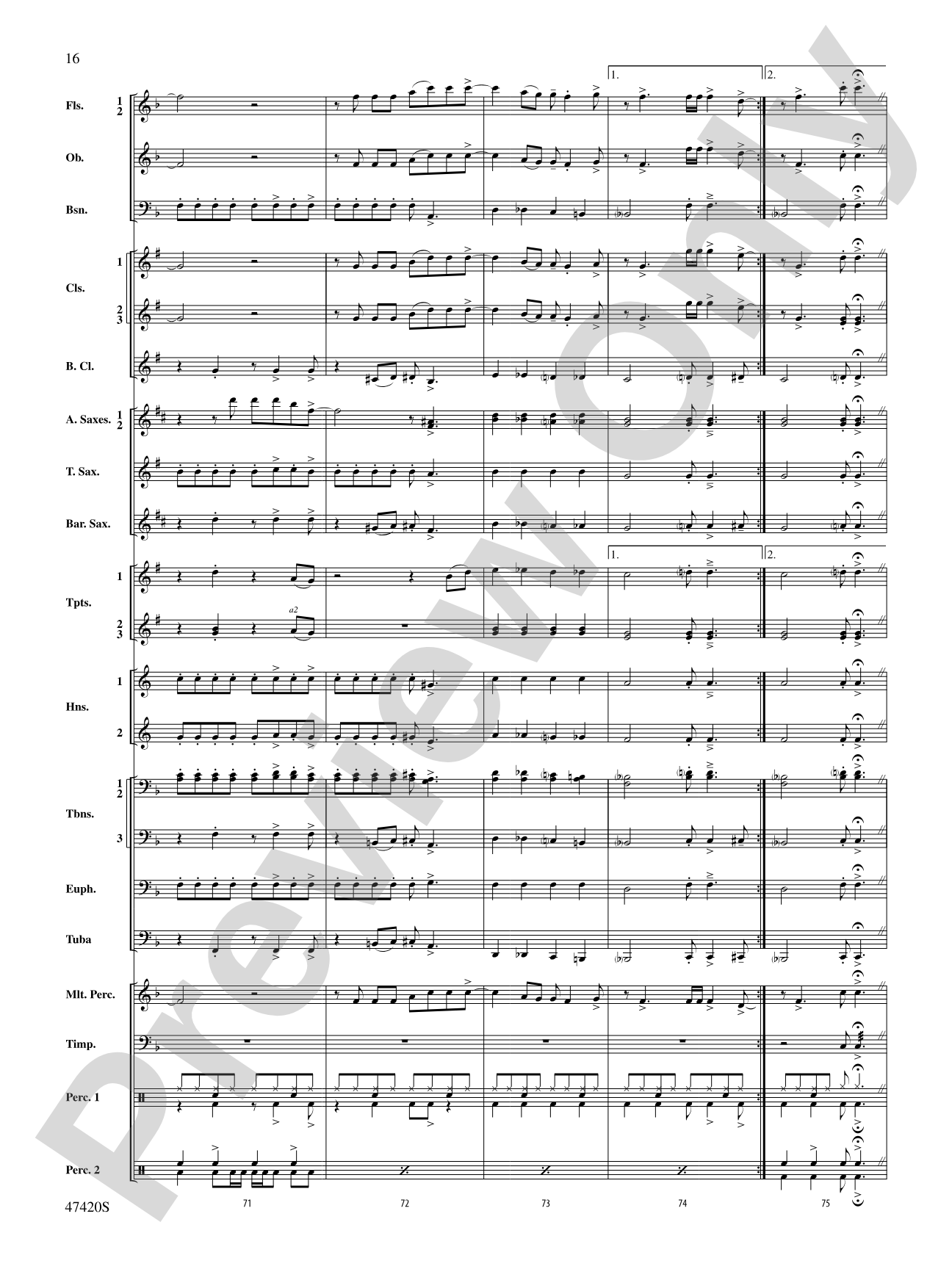 A Star Is Born: Concert Band Conductor Score & Parts
