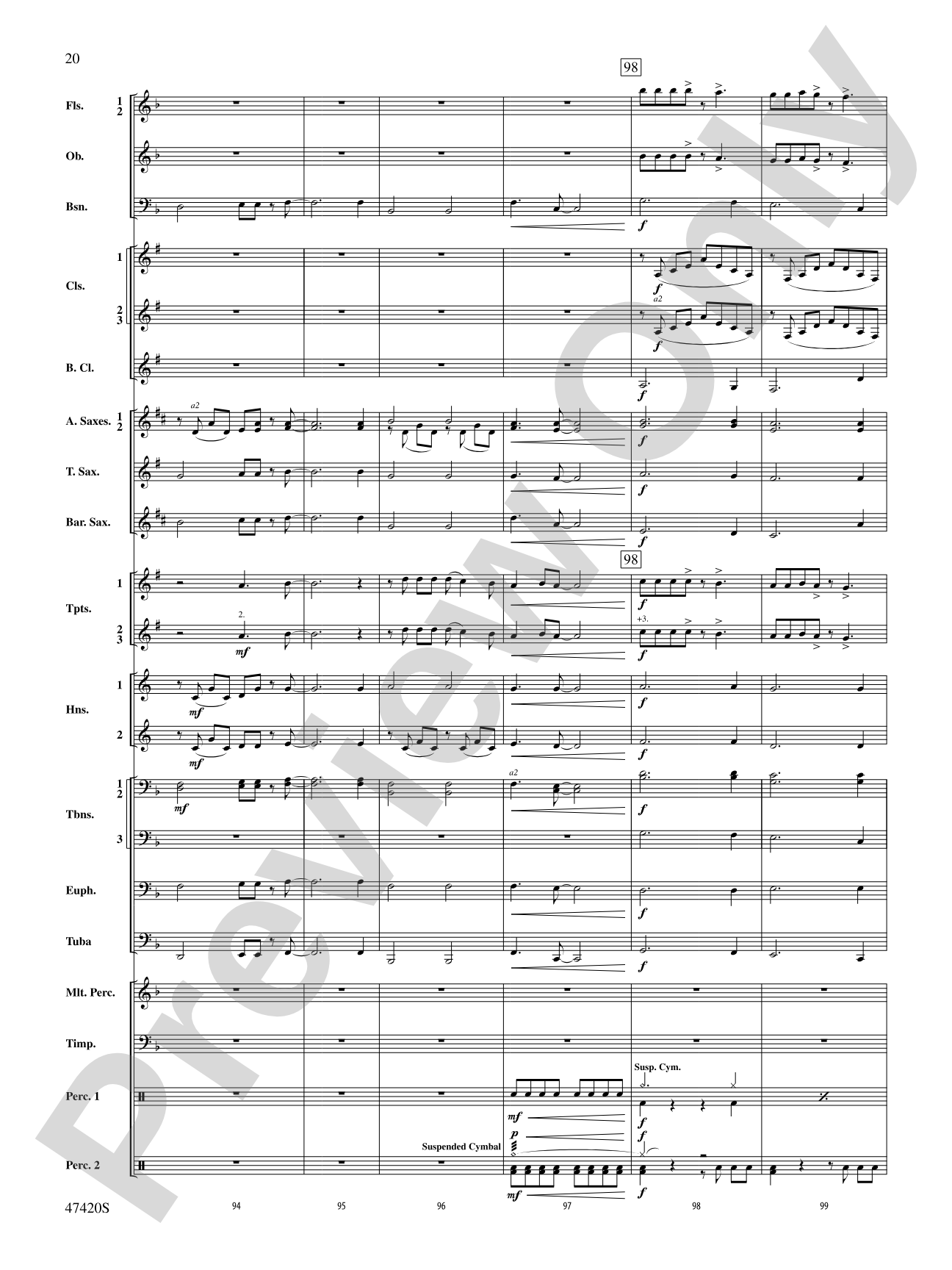 A Star Is Born: Concert Band Conductor Score & Parts