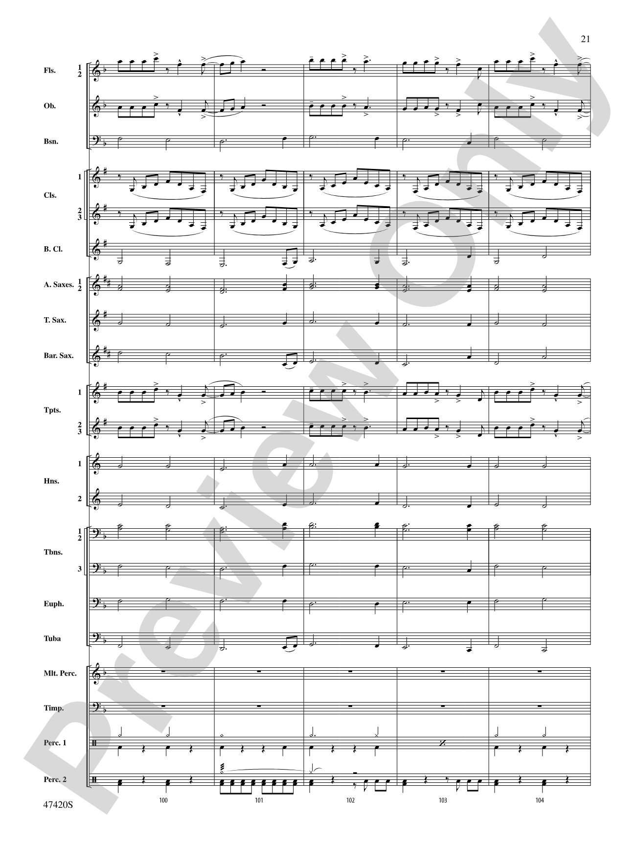 A Star Is Born: Concert Band Conductor Score & Parts