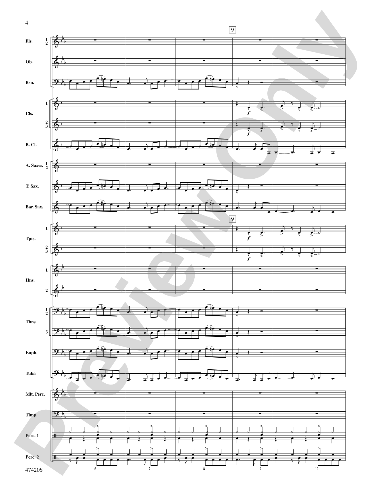 A Star Is Born: Concert Band Conductor Score & Parts