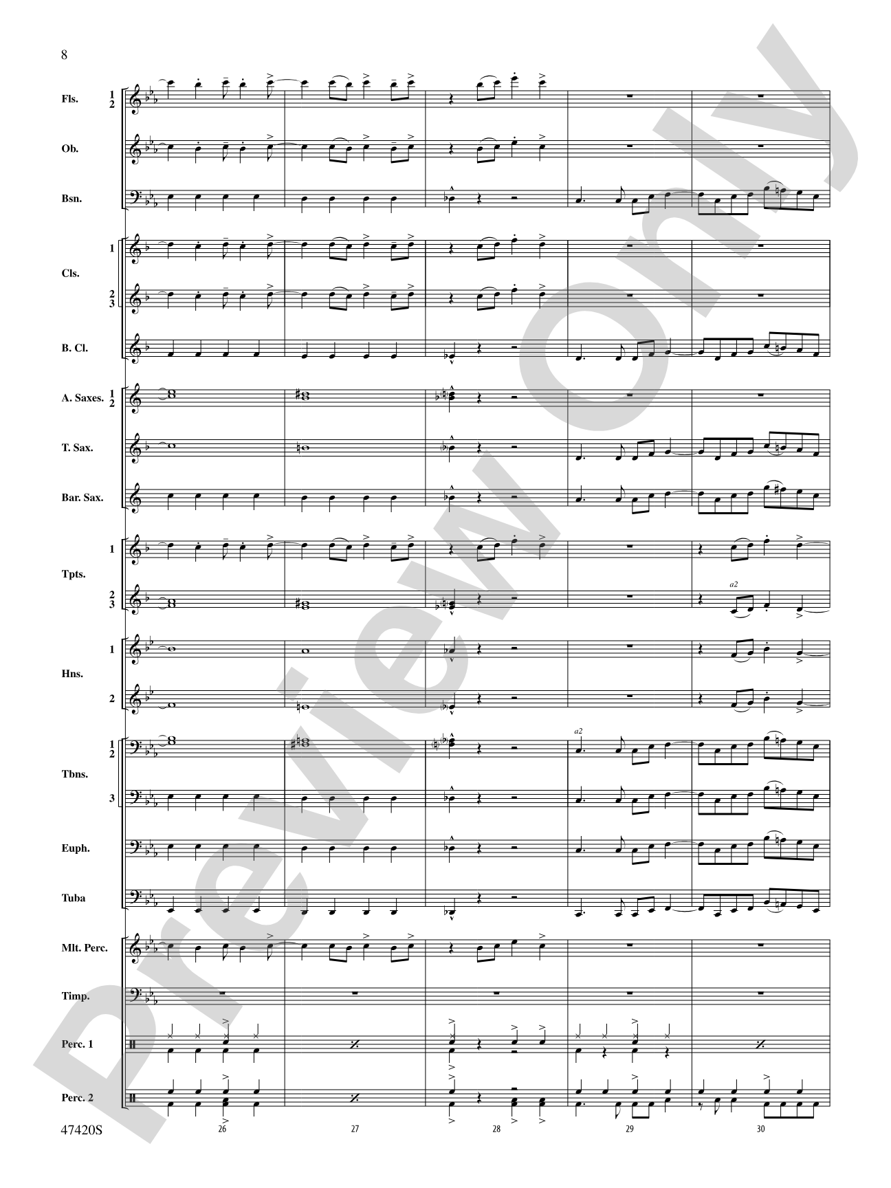 A Star Is Born: Concert Band Conductor Score & Parts