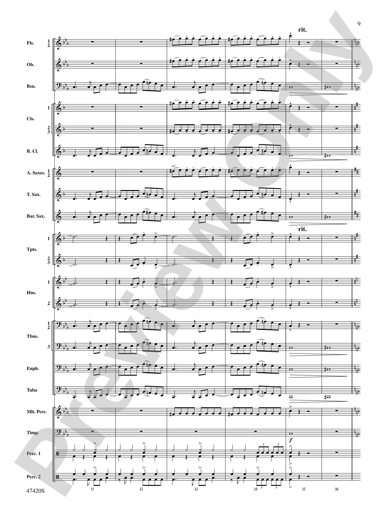 A Star Is Born: Concert Band Conductor Score & Parts