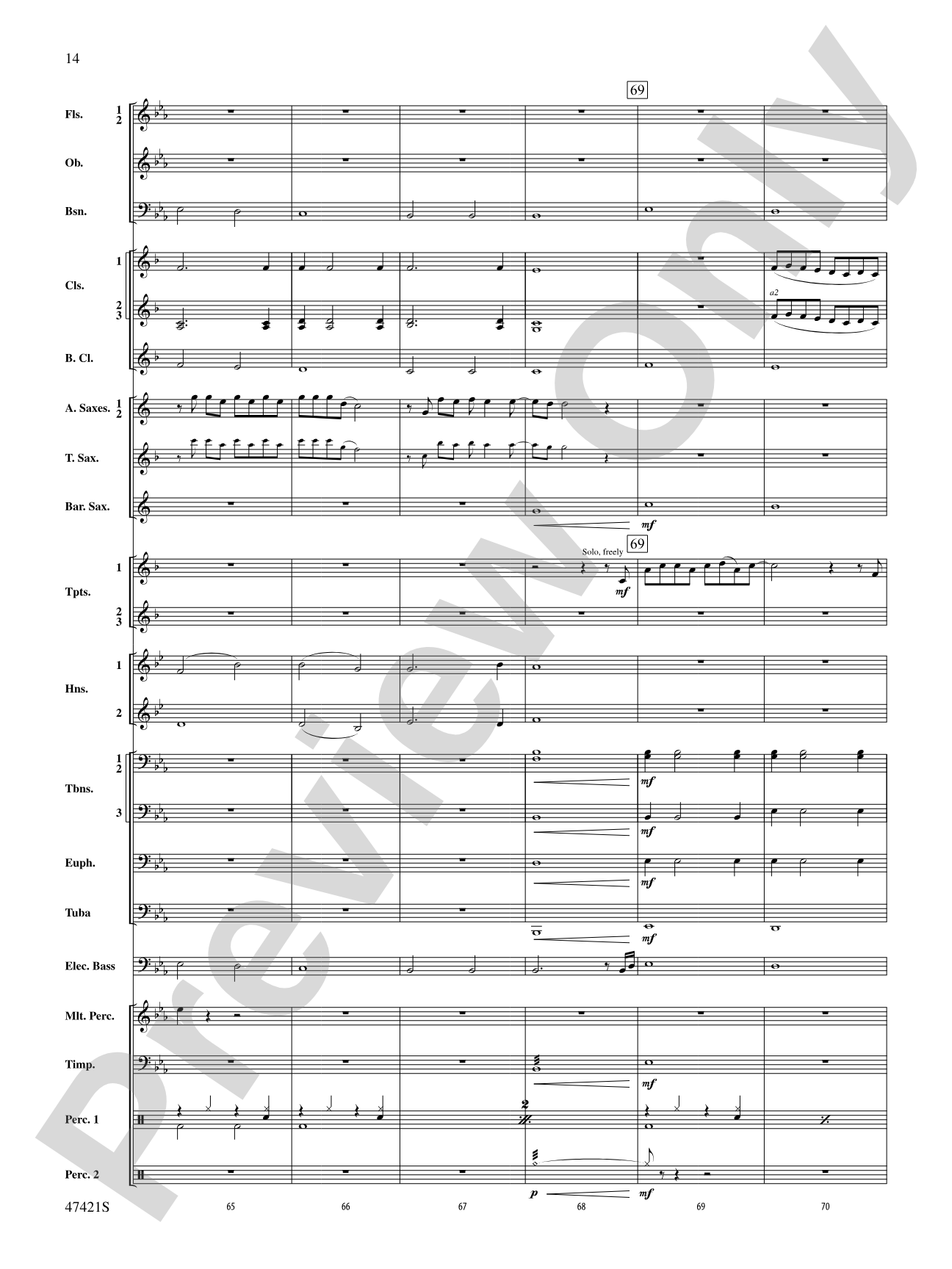 Meat Loaf---The Hits: Concert Band Conductor Score & Parts