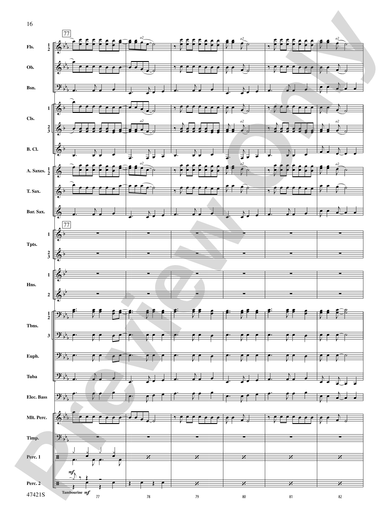 Meat Loaf---The Hits: Concert Band Conductor Score & Parts