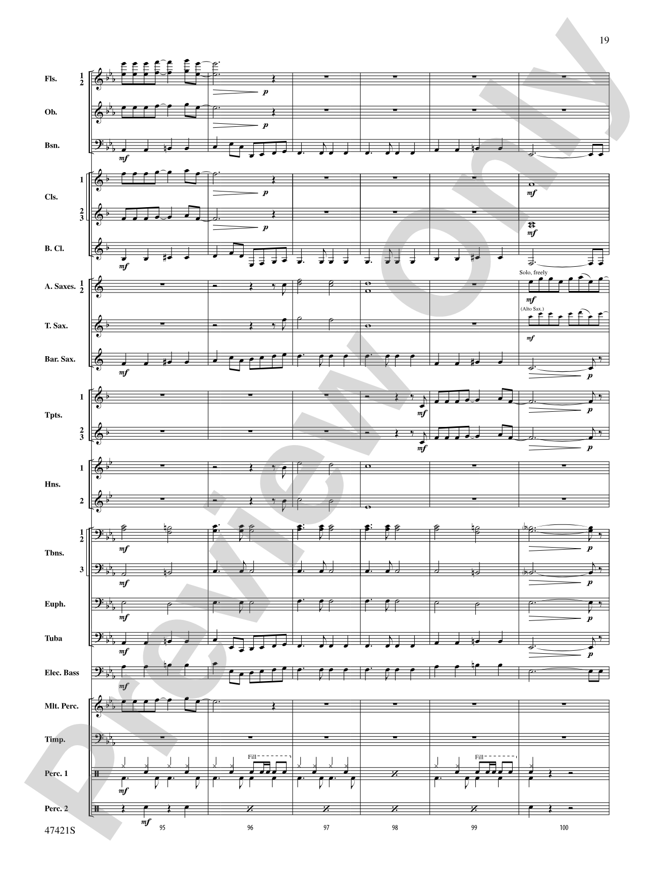Meat Loaf---The Hits: Concert Band Conductor Score & Parts