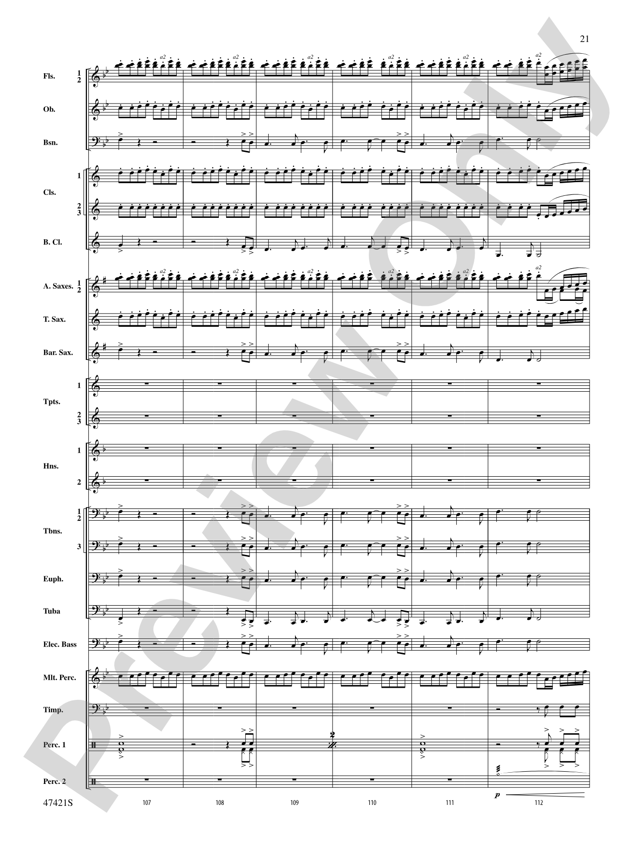 Meat Loaf---The Hits: Concert Band Conductor Score & Parts
