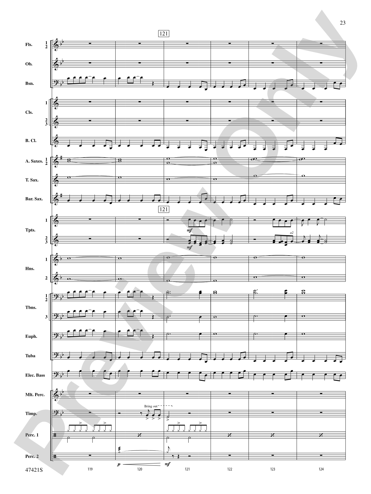 Meat Loaf---The Hits: Concert Band Conductor Score & Parts