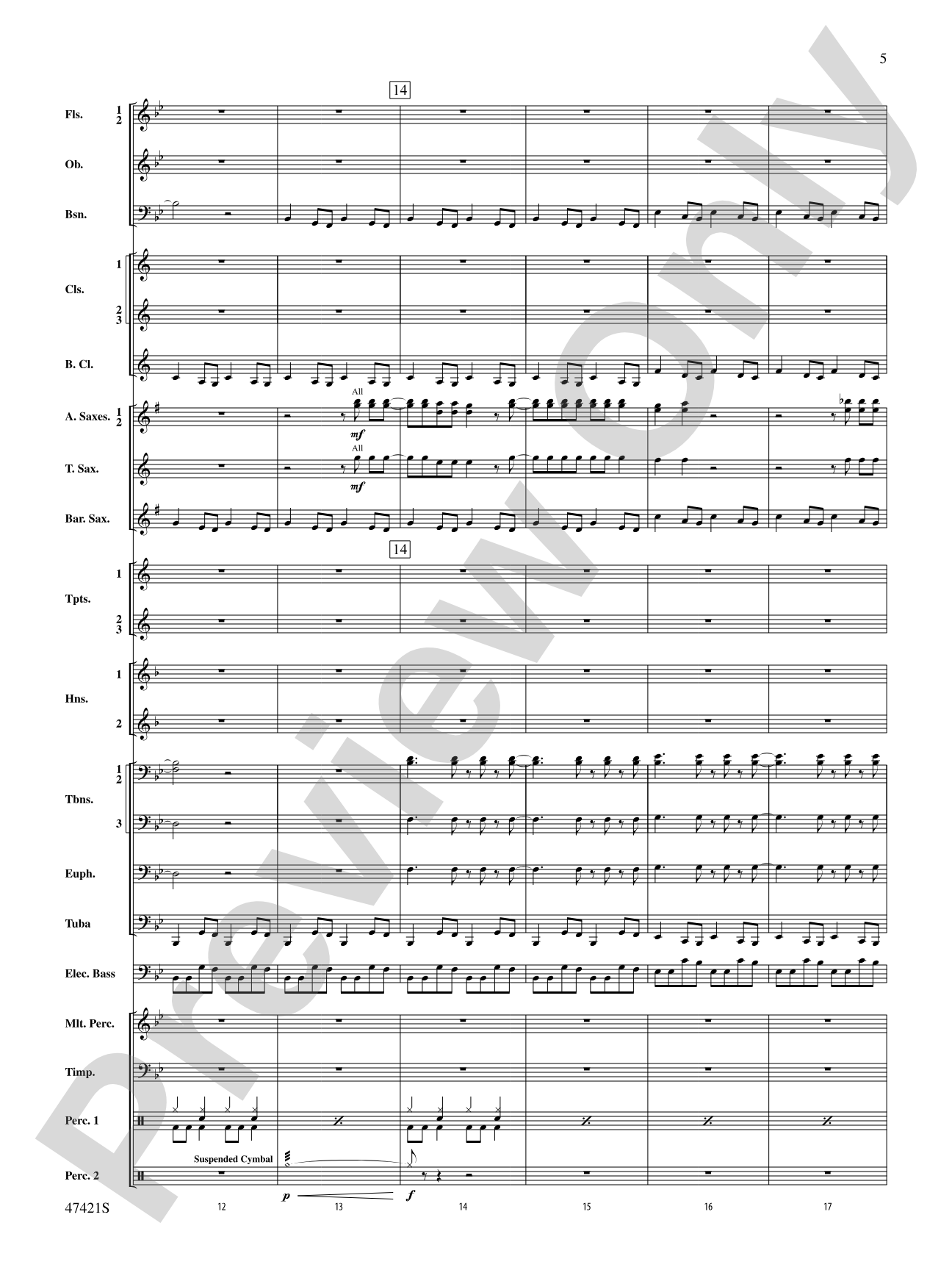 Meat Loaf---The Hits: Concert Band Conductor Score & Parts
