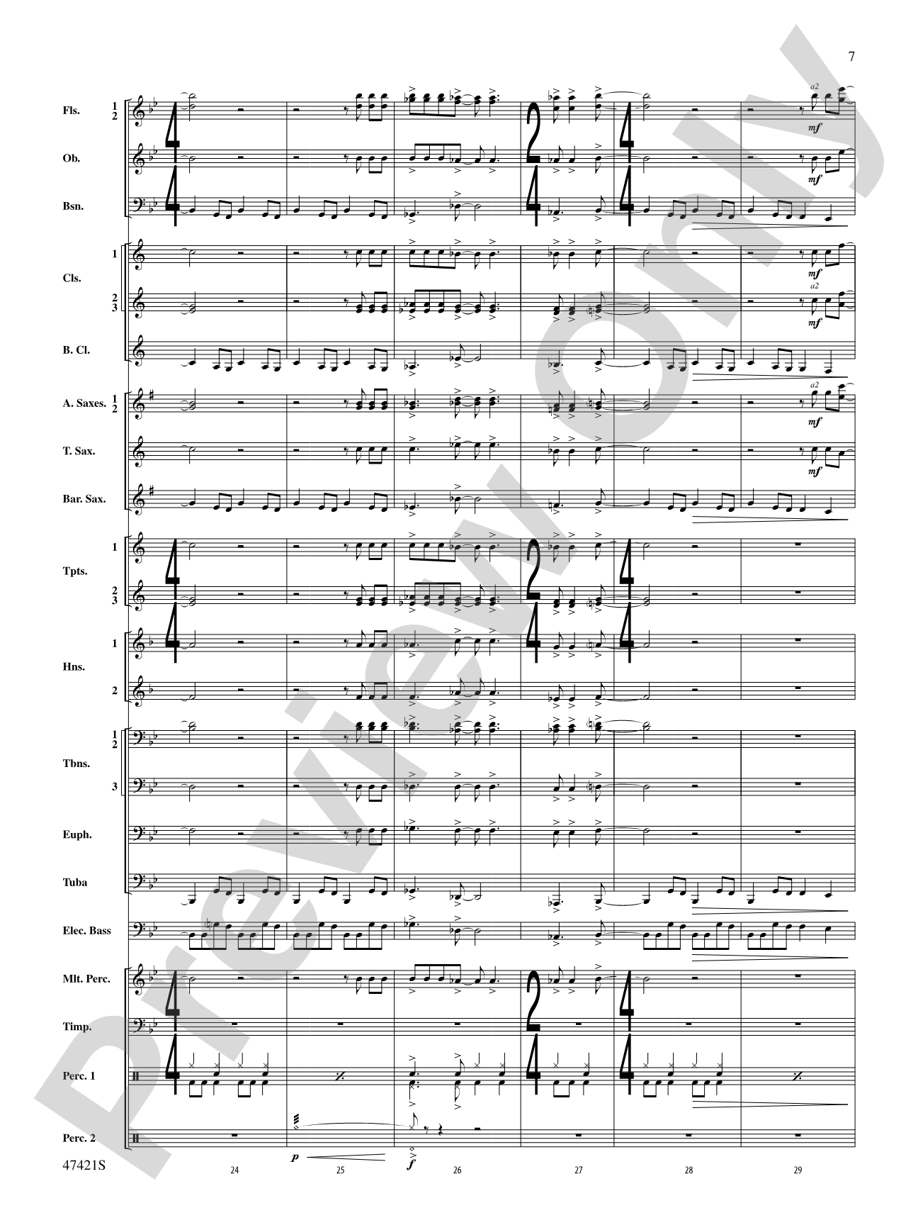 Meat Loaf---The Hits: Concert Band Conductor Score & Parts