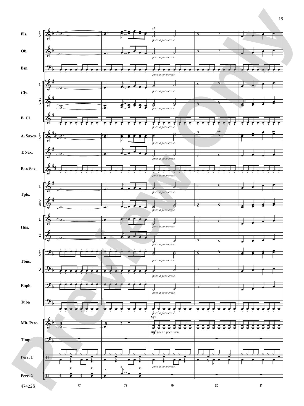 Boughs of Holly: Concert Band Conductor Score & Parts