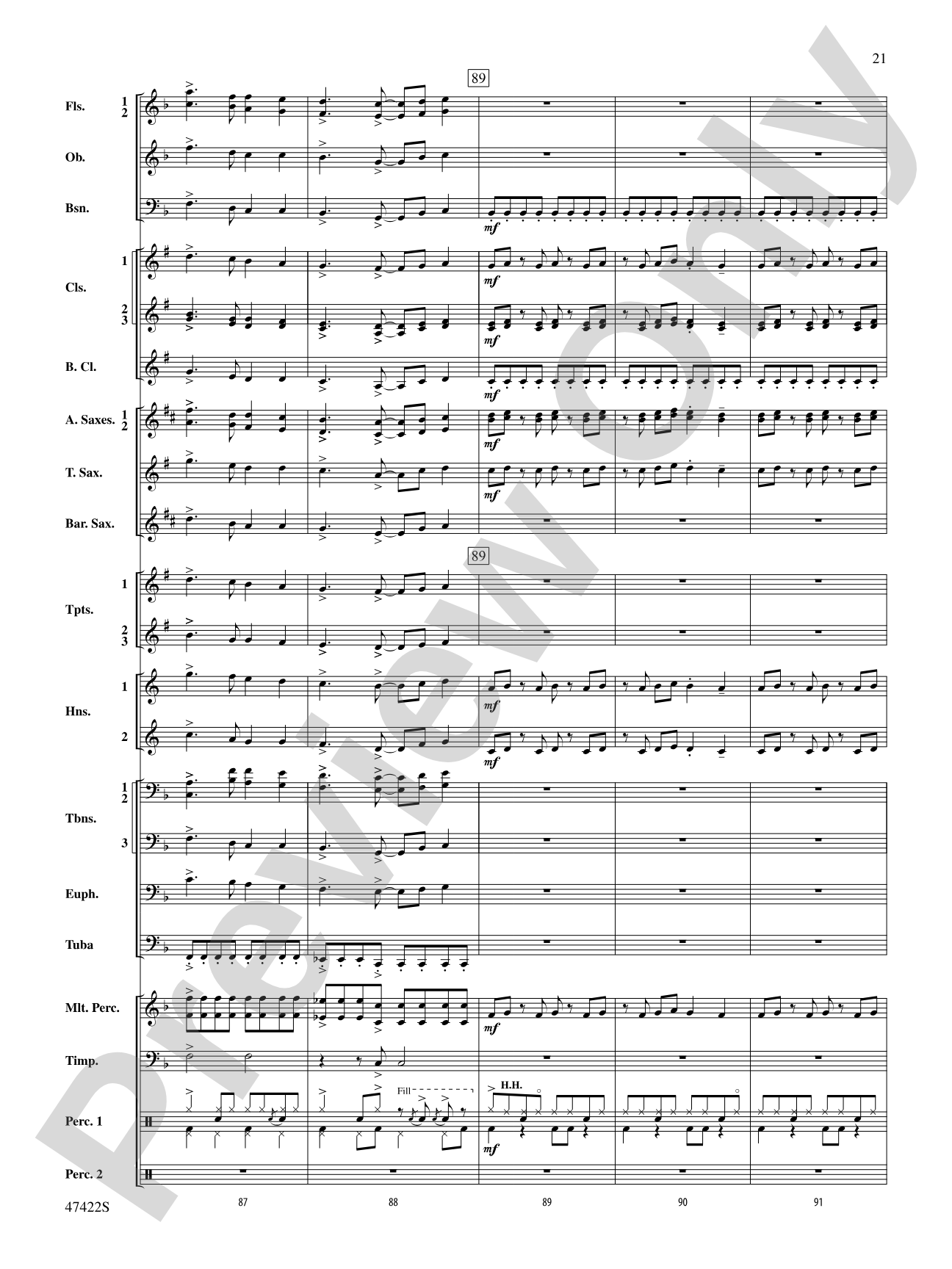Boughs of Holly: Concert Band Conductor Score & Parts