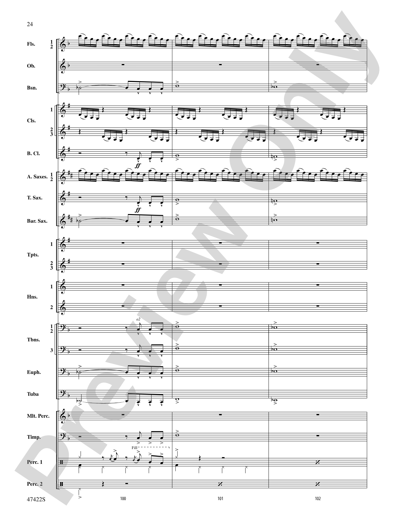 Boughs of Holly: Concert Band Conductor Score & Parts