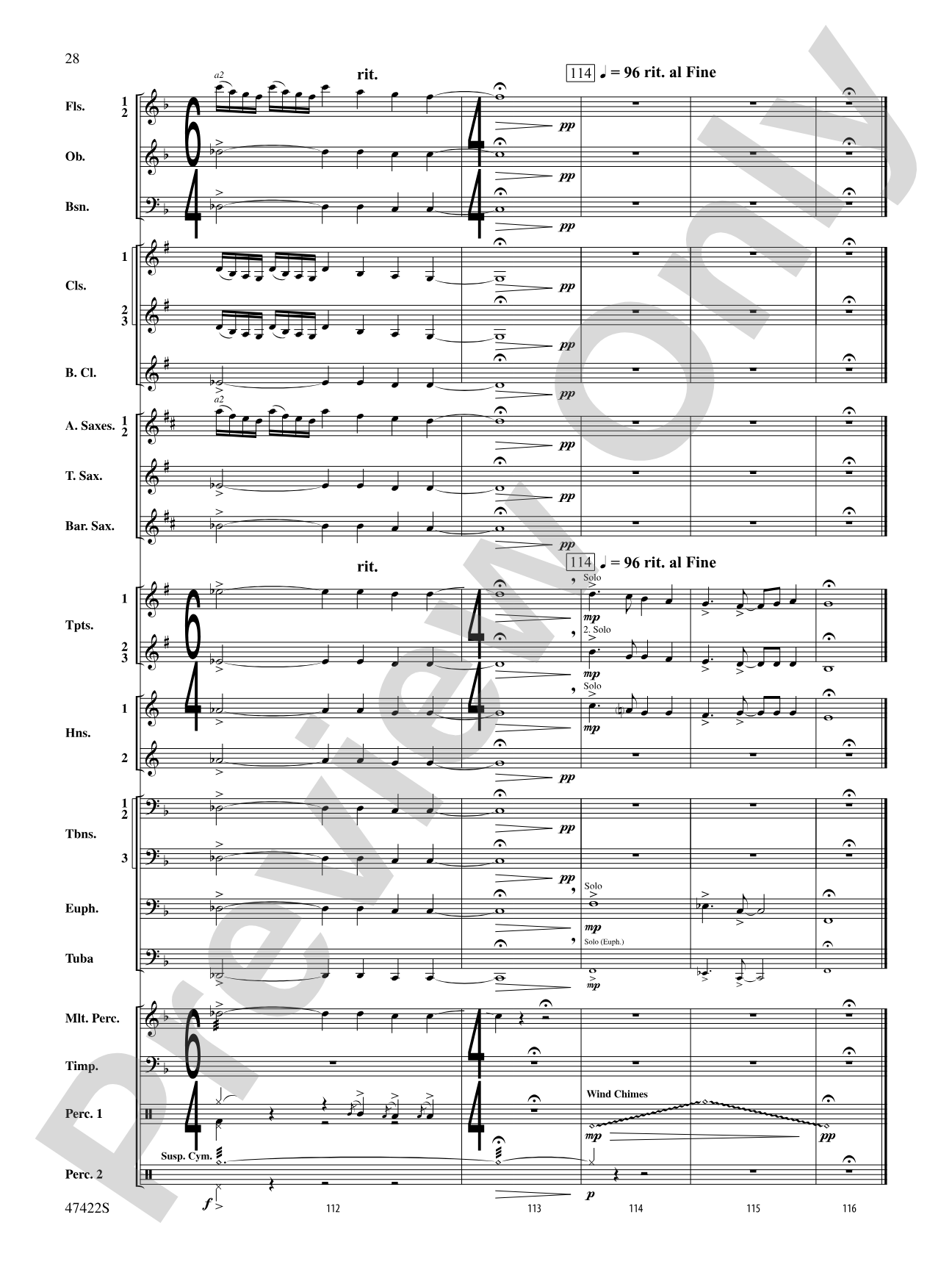 Boughs of Holly: Concert Band Conductor Score & Parts