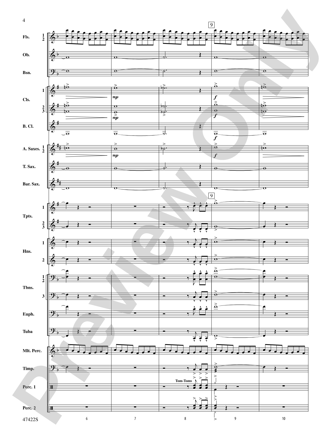 Boughs of Holly: Concert Band Conductor Score & Parts