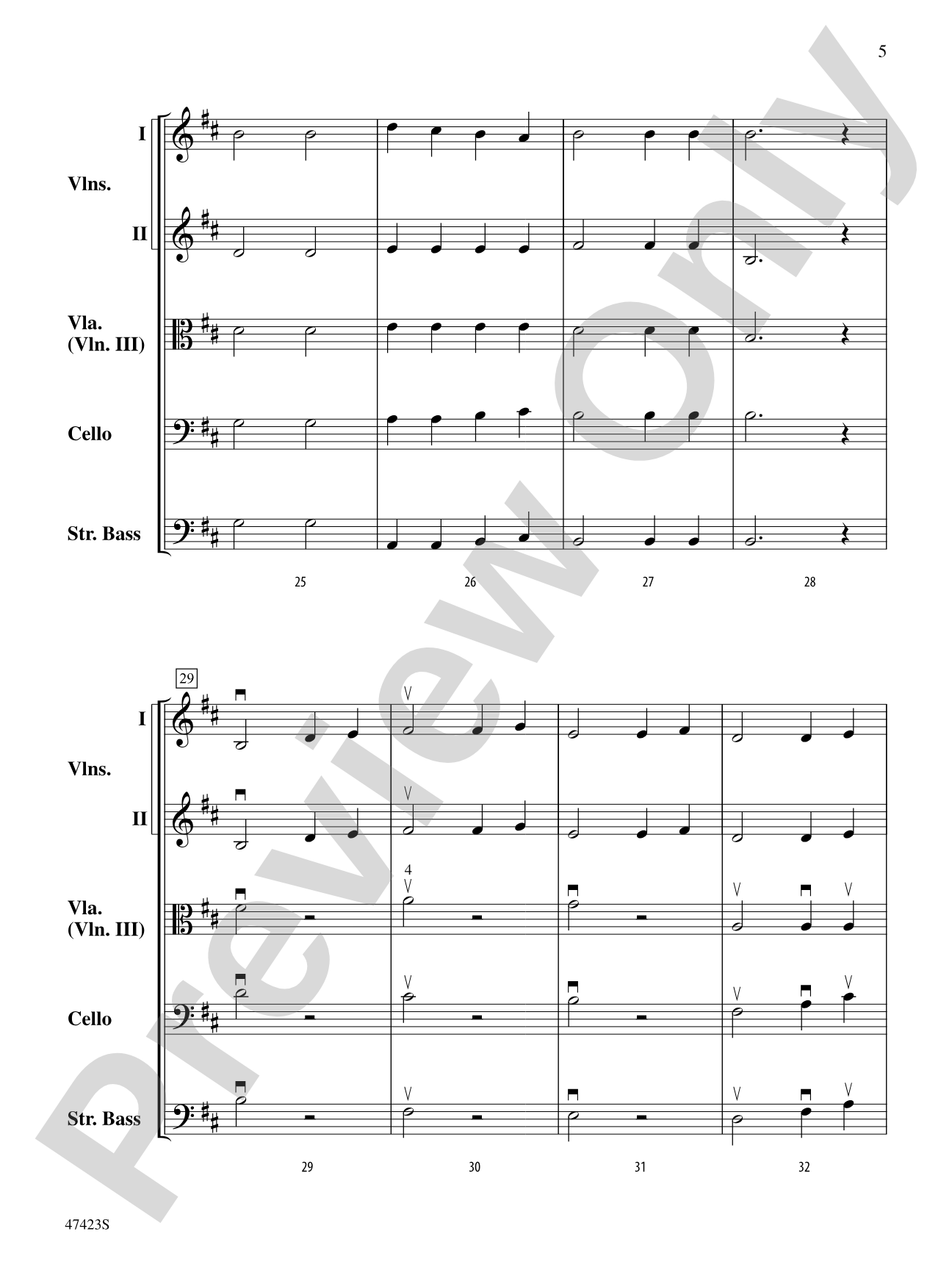 The Grotto: String Orchestra Conductor Score & Parts